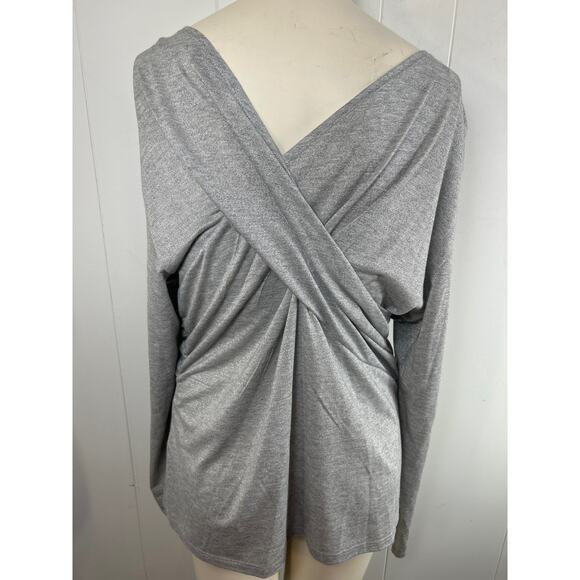 Donna Karen Empire twist top in silver. New without tag size XL. - Picture 3 of 7